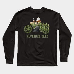 Adventure Rider - Unique Desigs For Bikers Passionate About Travel And Explorers Long Sleeve T-Shirt